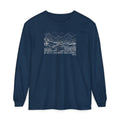 Micah 6:8 Christian long sleeve t-shirt in true navy