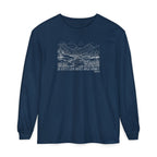 Micah 6:8 Christian long sleeve t-shirt in true navy
