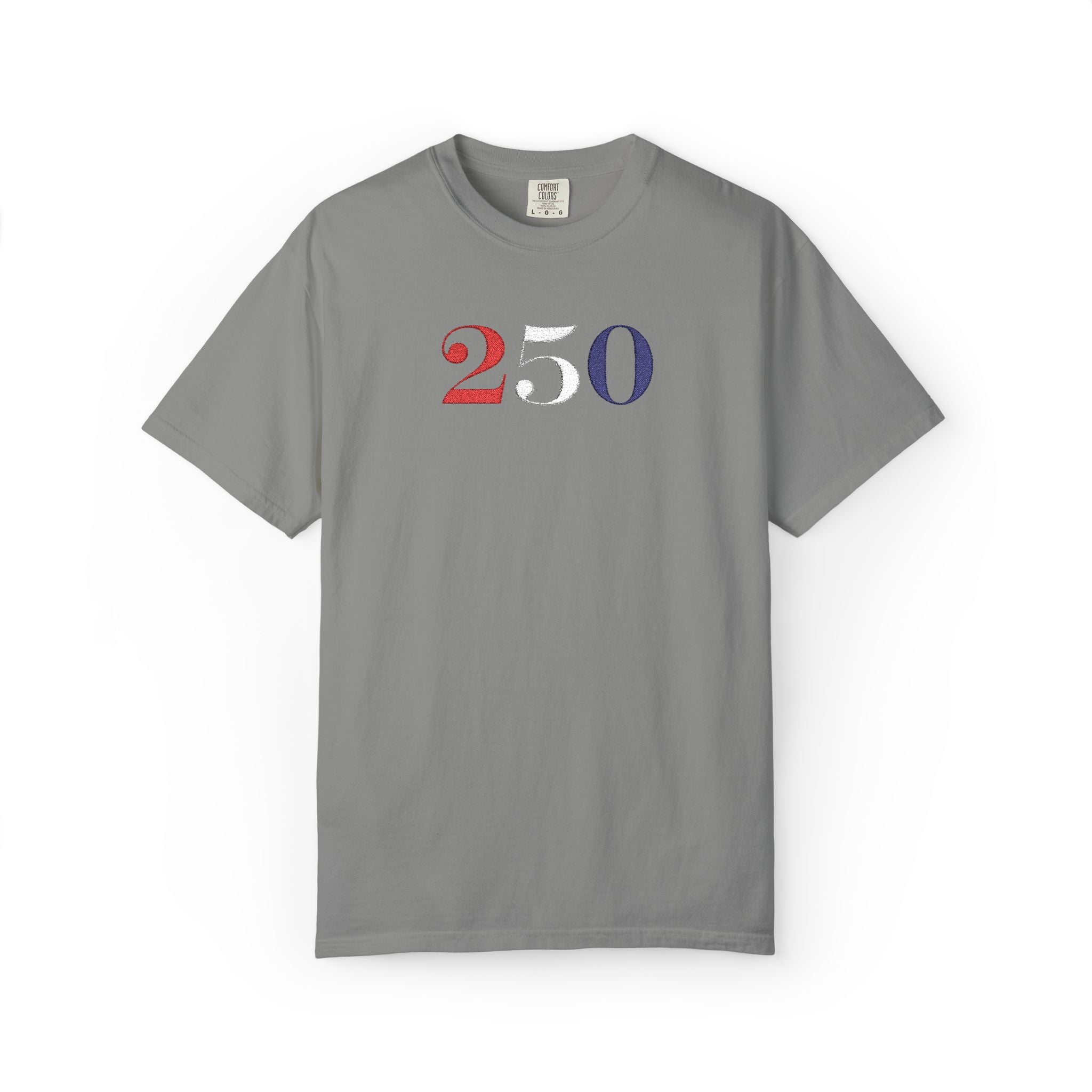 Granite embroidered America 250 t-shirt