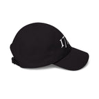 Right side view of Black dad cap 