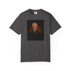 Thomas Jefferson Founders Collection portrait t-shirt full uncropped Peale design, graphite