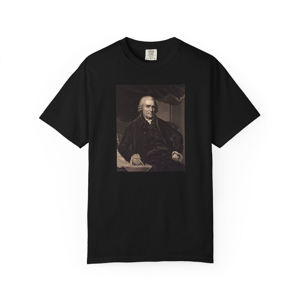 Samuel Adams Founders Collection portrait t-shirt in black