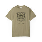 Khaki United We Stand t-shirt featuring a patriotic eagle graphic
