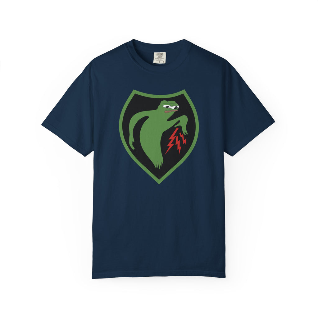 Apu Ghost Army meme t-shirt in True Navy