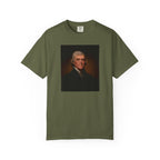 Thomas Jefferson Founders Collection portrait t-shirt full uncropped Peale design, hemp