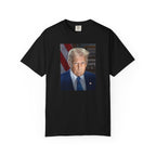 Donald Trump 47 Founders Collection portrait t-shirt with 2025 inaugural design in black