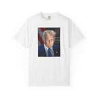 Donald Trump 47 Founders Collection portrait t-shirt with 2025 inaugural design in white