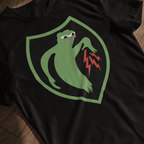 Apu Ghost Army meme t-shirt with lightning bolts and shield 