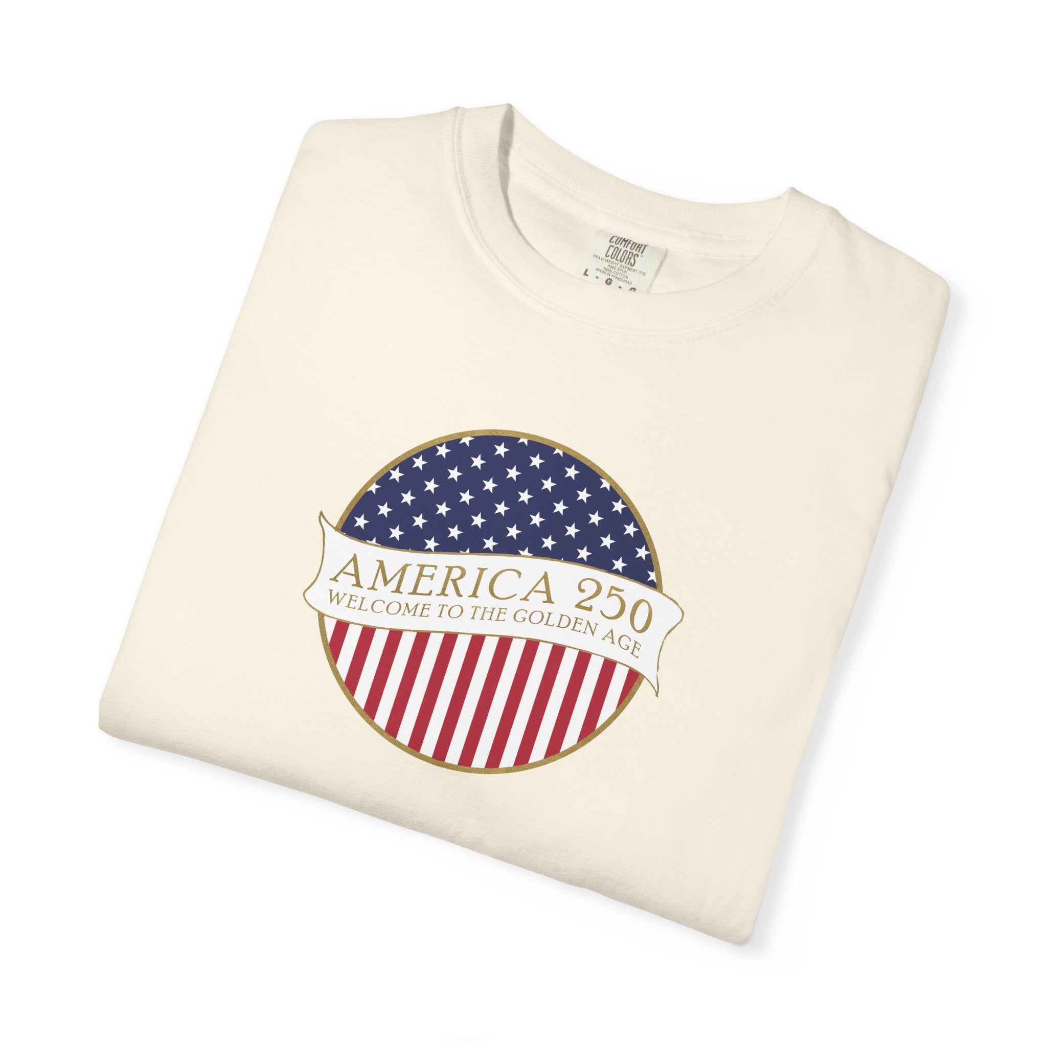 Folded White America 250 Golden Age t-shirt in Ivory