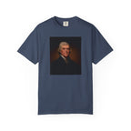 Thomas Jefferson Founders Collection portrait t-shirt full uncropped Peale design, midnight