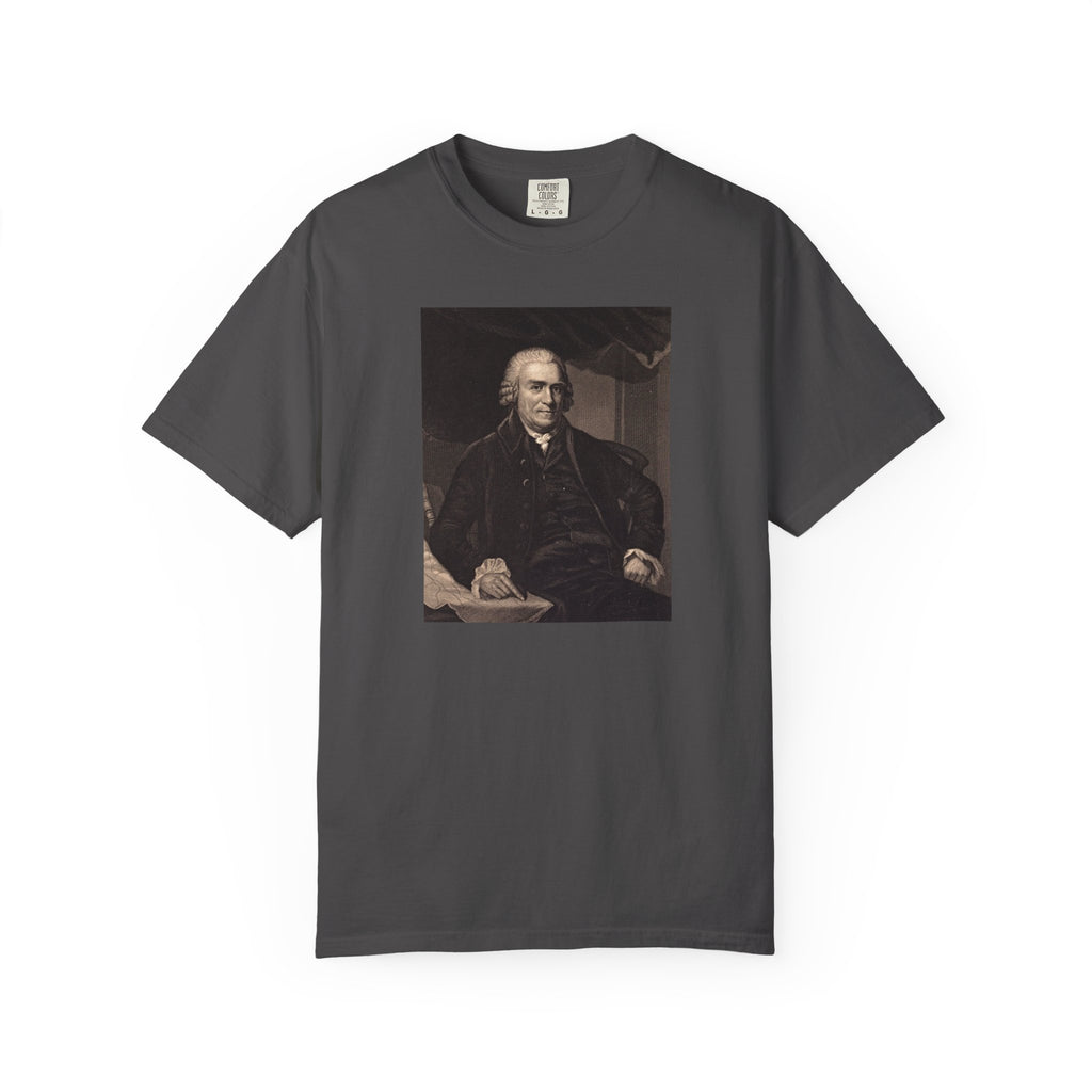Samuel Adams Founders Collection portrait t-shirt in graphite
