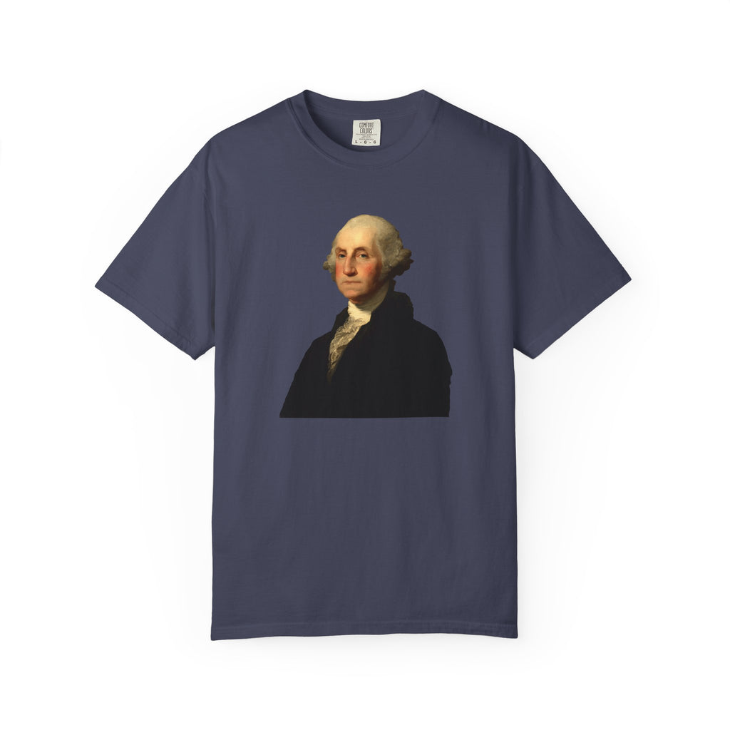 George Washington Founders Collection portrait t-shirt in denim