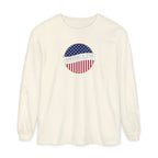 Long sleeve Ivory Comfort Colors t-shirt with America 250 design