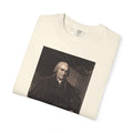 Folded Samuel Adams Founders Collection portrait t-shirt in ivory