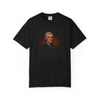 Thomas Jefferson Founders Collection portrait t-shirt full uncropped Peale design, black