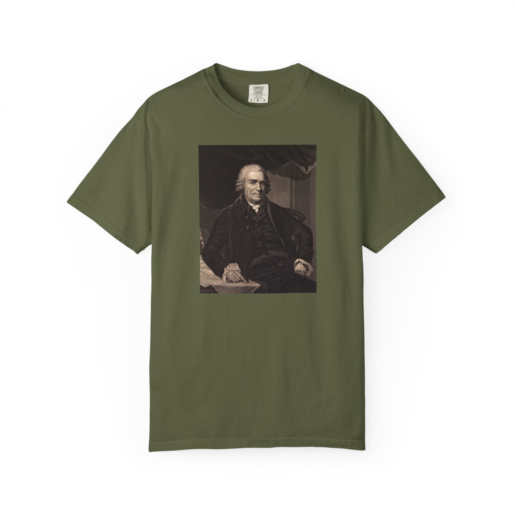 Samuel Adams Founders Collection portrait t-shirt in hemp