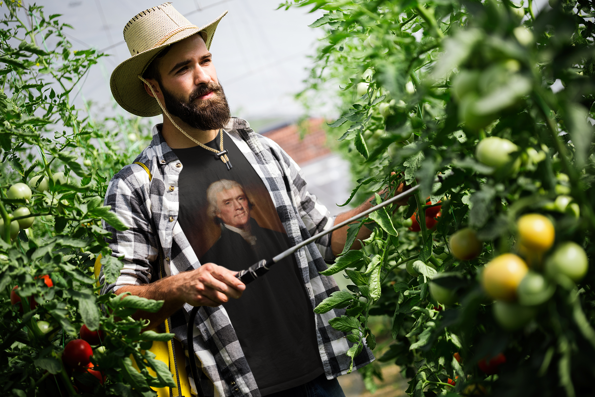 Thomas Jefferson portrait t-shirt from our Founders Collection